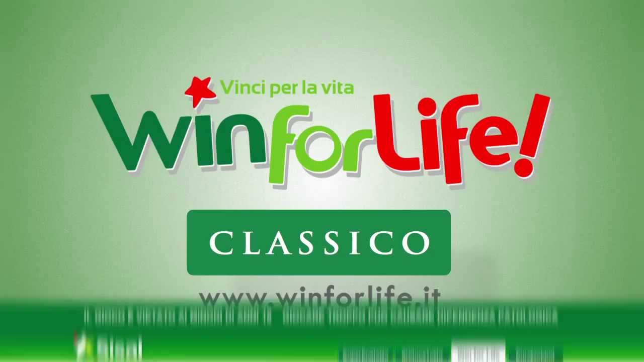 win for life classico vinci 4000€ al mese