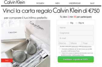 Vinci Un Coupon Kalvin Klein da 750€