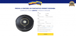 Prova a Vincere un Robot Aspirapolvere Roomba