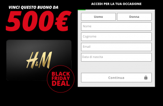 Vinci con H&M Buono 500€ Gratis